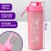 Walking drinker for dogs "Yoga", 23x7.5x7.5 cm, 750 ml, pink