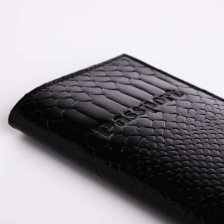 Cover for passport, black color-2