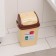 Contamer container "Camellia", 4 l, beige/brown color