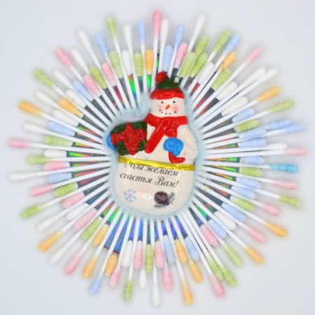 Blue cotton sticks 100 pcs in p/floor package-3