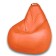 The pear-pear chair is positive, size l, diameter 80 cm, height 100 cm, artificial leather, orange color