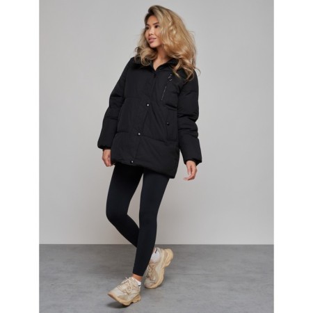 Winter jacket, size 42, black color-4