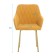 Liberty chair, velor mustard/gold