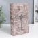 Safe Brush Tree leatherette "Dragonfly and ancient drawings" 21x13x5 cm