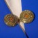Circum clamp "Circle" in ornaments, color gold in black gold