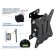 Kromax Casper-101 Black 10 "-32" Max.25kg, wall tilt
