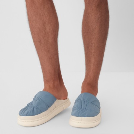 Male slippers, size 44-45, blue color-7