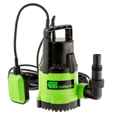Drainage pump "Sibrtekh" SDN500-5 97262, 500 watts, pressure 8 m, 133 l/min, for pure water