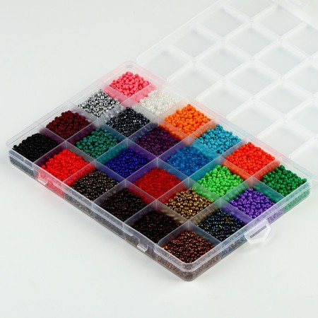 Set for creating jewelry, 48 colors, fishing line, accessories, charm-6