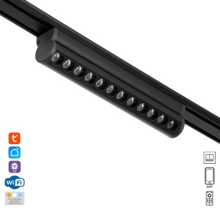 SLIM SLIM SLIM "Book"-22 "LED 12W 3000K-6000K 48V CRI90 Black 3.2x3.8x22.8 cm