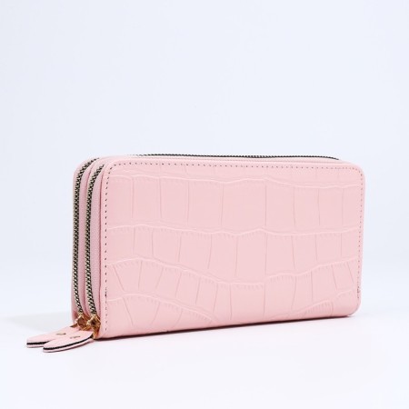Women's wallet on lightning, pink color-2