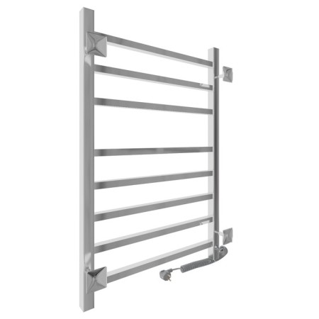 The electric heated towel "Sanprise" Quadro P8, 500x800 mm, left, chrome-5