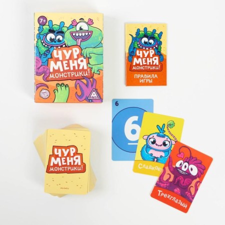A board game to the reaction and attention "Chur me. Monsters! ”, 108 cards, 7+-1
