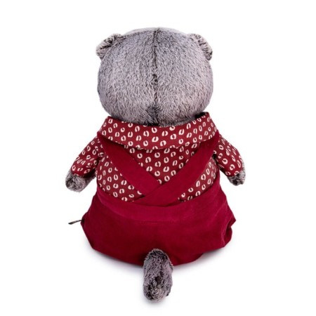 Soft toy "Basik in a coffee kit", 19 cm-2