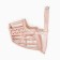 Plastic muzzle No. 6 with a collar of eco leather ohm 35 cm DN 12 cm Osh 52-67 cm