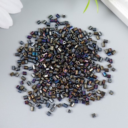 Glass beads 12/0 "cylinder. Metallic" 10 g