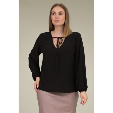 Female blouse, size 48, black color 60606-3