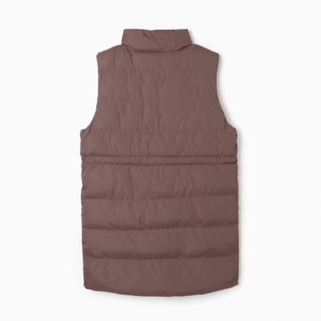 Warmed female vest, brown color, size 44-9