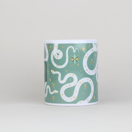 New Year. White ceramic mug "Miracles", 320 ml-1