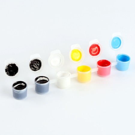 A set of acrylic paints "Coloring paints", 6 colors-1