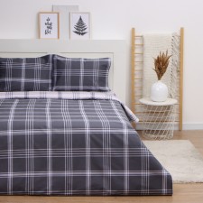 Lovelife 2PP Square Gray, 175x215cm, 200x225cm, 50x70cm-2sht, satin, cotton 125g/m