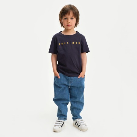 T-shirt Children's KAFTAN "Boss Man" R.36 (134-140), gray-3