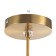 Bayerlux lamp "Javier" E14 40W gold-gilded 15x15x35-185 cm