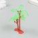 Decor for creating miniatures (trees) "Two palm trees" 7 cm