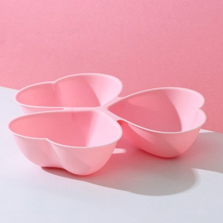 Menzhitsa Dolyana "Hearts", 3 sections, 23 × 21.5 cm, color mix-2