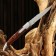 Folding "French" steel - 40x13, handle - wood, 23 cm