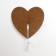 Decorative tree hook "heart with hydrangea" 18x13x4.5 cm