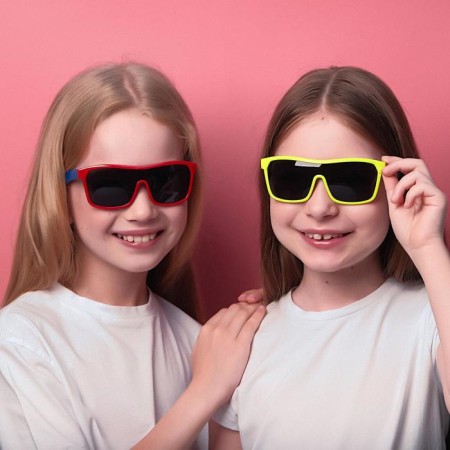 Sunglasses for children "ONESUN", frame mix, continuous dark lens 13x12.5x5.5 cm-9
