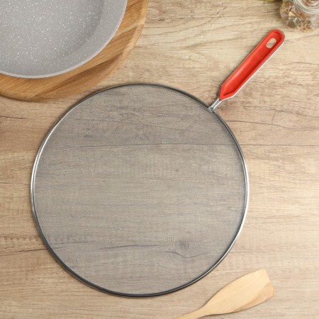 Screen of splashes of the share, d = 29 cm, with a handle-4