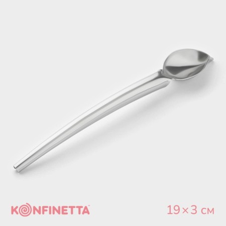 A spoon of confectionery for modeling Konfinetta, 19 × 3 cm