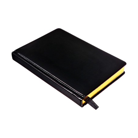 Dated diary 2024, A5, 168 sheets in the ruler, the leatherette "Nebraska", gold cut, black-3