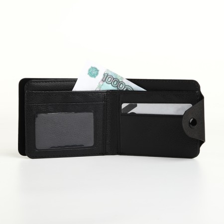 Wallet on the button, the color is black-6