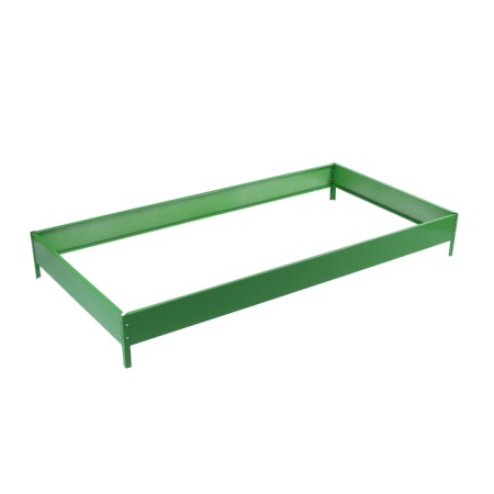 Glocked bed, 195 × 100 × 15 cm, green, Greengo-7