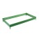 Glocked bed, 195 × 100 × 15 cm, green, Greengo