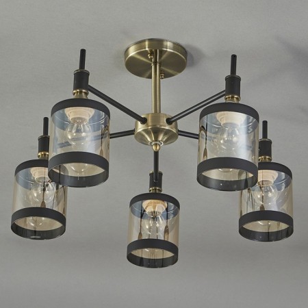 Ceiling lamp 5x60W E27, size 51x51x32 cm-1