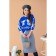 Women's sweatshirt Eliseeva Olesya, size m, blue color
