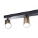 Stitch Mantra Sal, GU10, 3x10W, 450x97x130 mm, black color