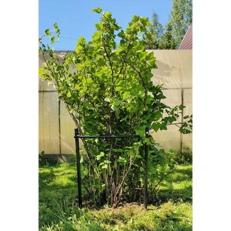 Builder, d = 75 cm, h = 75.5 cm, square, steel, black-1
