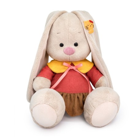 Soft toy "Bunny mi in a dress with a yellow collar", 23 cm-5
