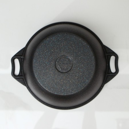 Pan Granit Ultra, 4 l, d = 24 cm, h = 14 cm, glass cover, anti -stick coating-2