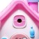 Mechanical sharpener with container, 5 types of sharpening, pink house