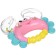 Rattle "crab", color mix, crush me, 12 cm