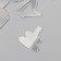 Decor for creativity plastic mirror "musical instruments" set 6 pcs