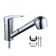 BouOU B8282-8 kitchen mixer, with exhaust watering can, 40 mm cartridge, brass, chrome