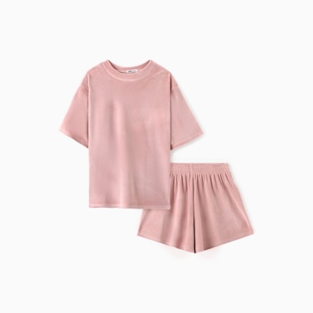 Women's costume (T -shirt and shorts) KAFTAN PLUSHY p. 52-54, pink-6