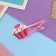 Shirley hair set (2 elastic bands 5 cm, 4 invisibility 5.5 cm) Bear, pink